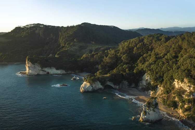 Cathedral Cove Coastline