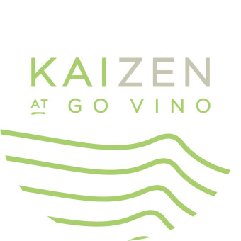 Kaizen at Go Vino Logo Round Light