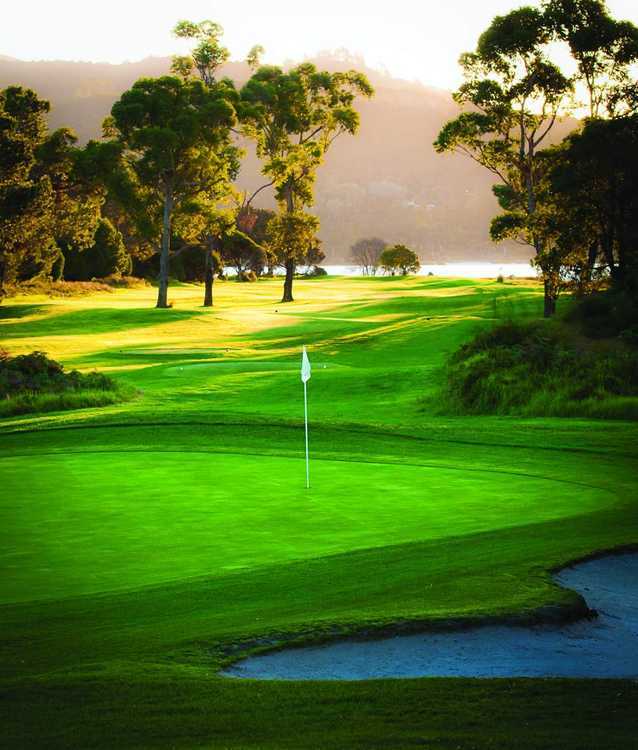 401689 dunes golf course 9th green w 10th hole par 5 in background 2