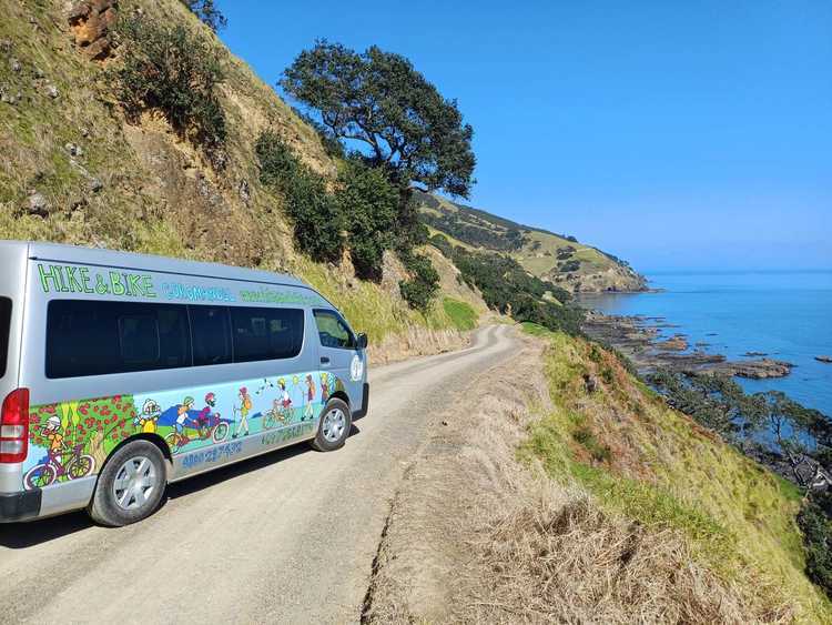 Hike Bike Coromandel coastal road