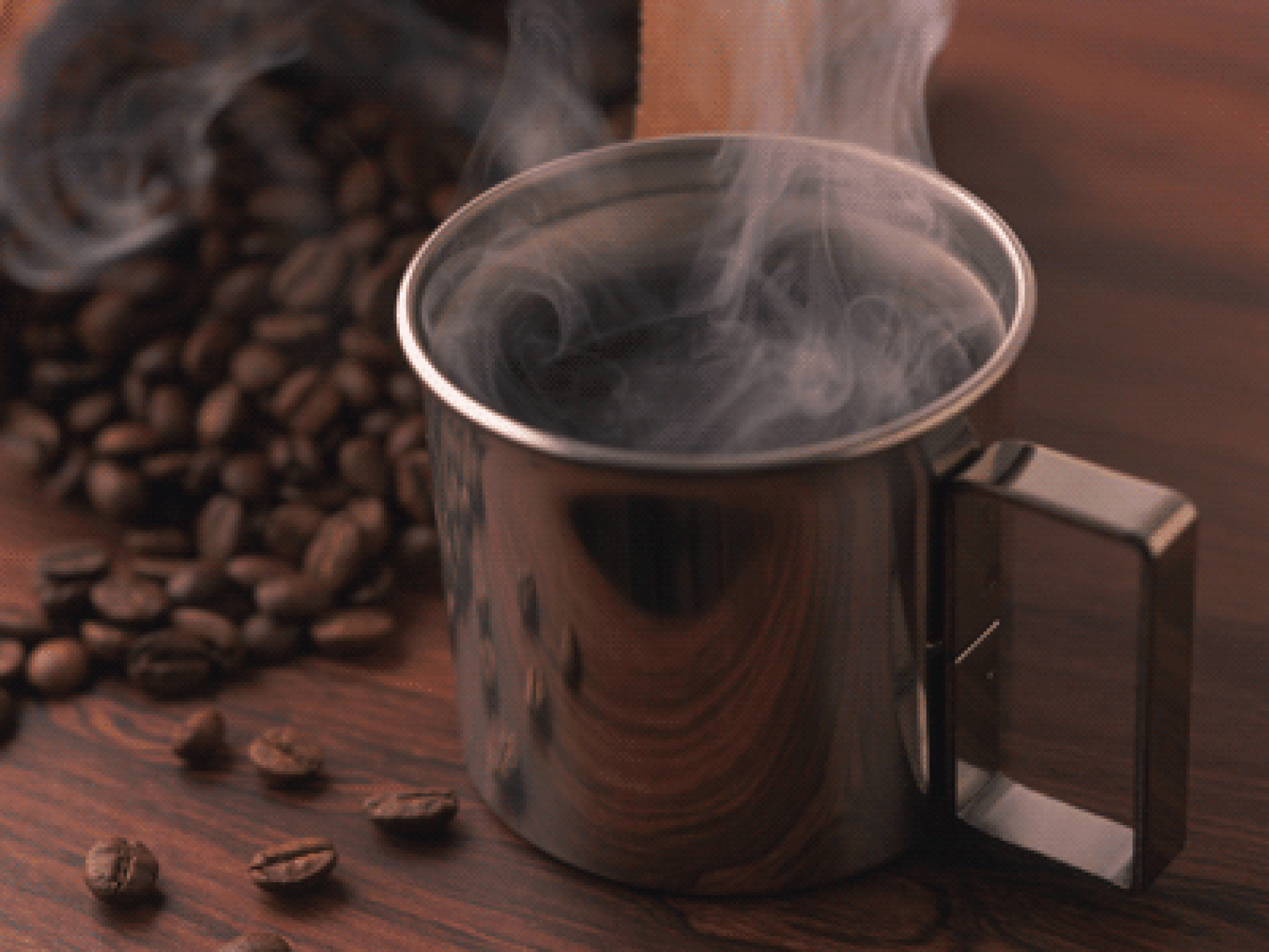coffee steaming
