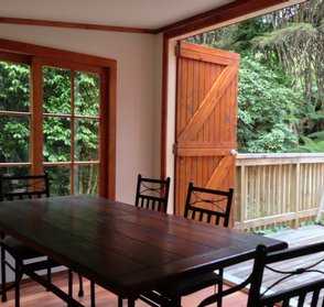 Dining Room and Deck