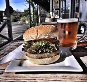 Coroglen Tavern Lamb Burgers