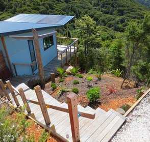 steps to cabin