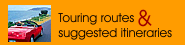 Touring routes and suggested itineraries